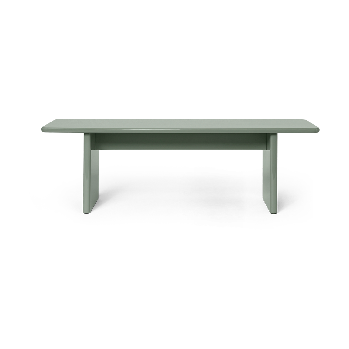 Ferm Living Rink bänk 140 cm Tea green | Skandinavisk Design | Bänkar | Grön