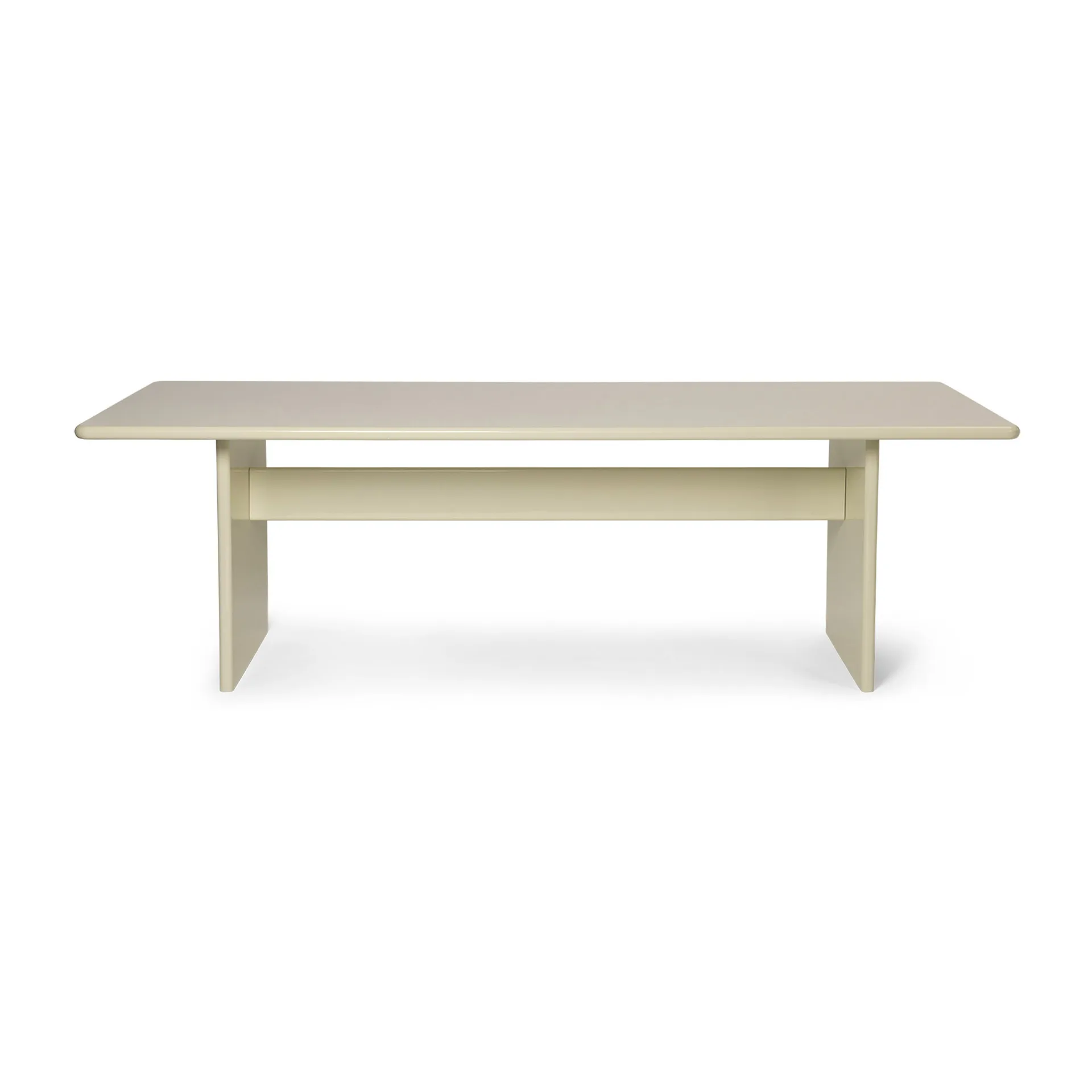 Rink matbord large 240x90x74 cm, Eggshell Ferm Living
