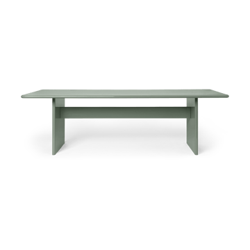 Rink matbord large 240x90x74 cm - Tea green - Ferm Living