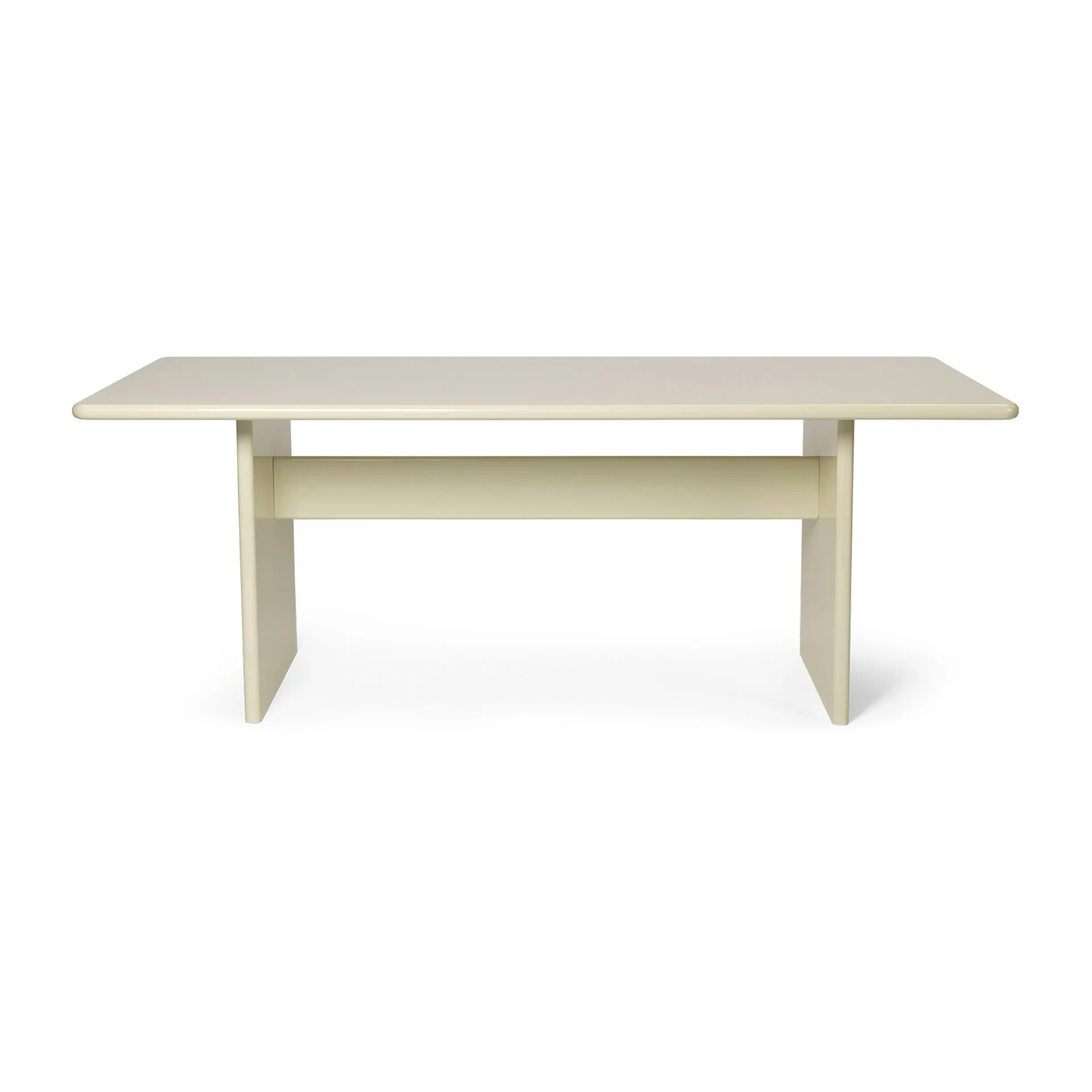 Rink matbord small 200x90x74 cm, Eggshell Ferm Living