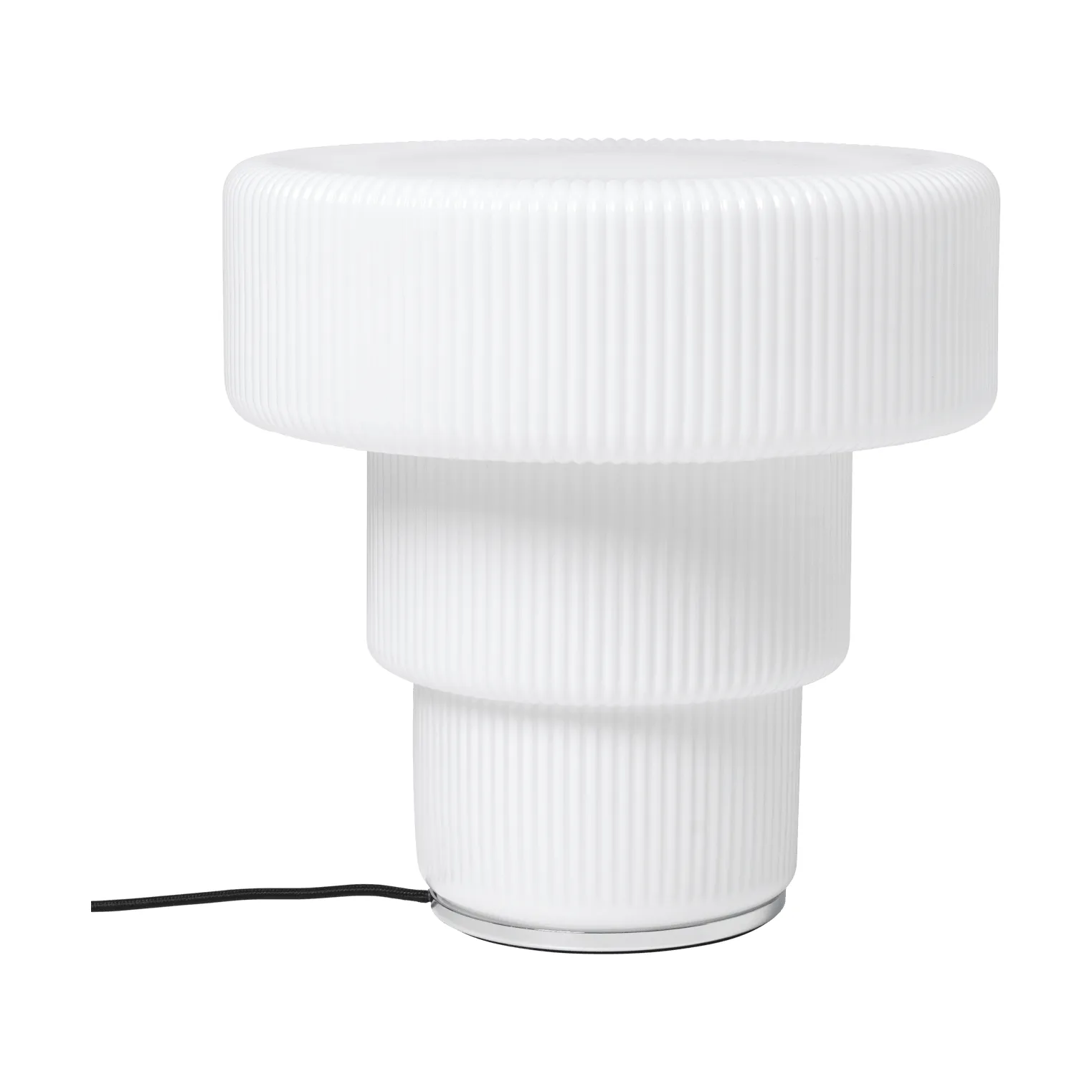 Ripple bordslampa, White, Ø28x28 cm Ferm Living