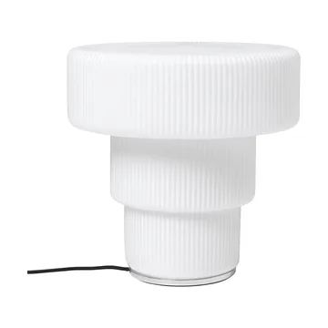 Ripple bordslampa - White, Ø28x28 cm - Ferm Living