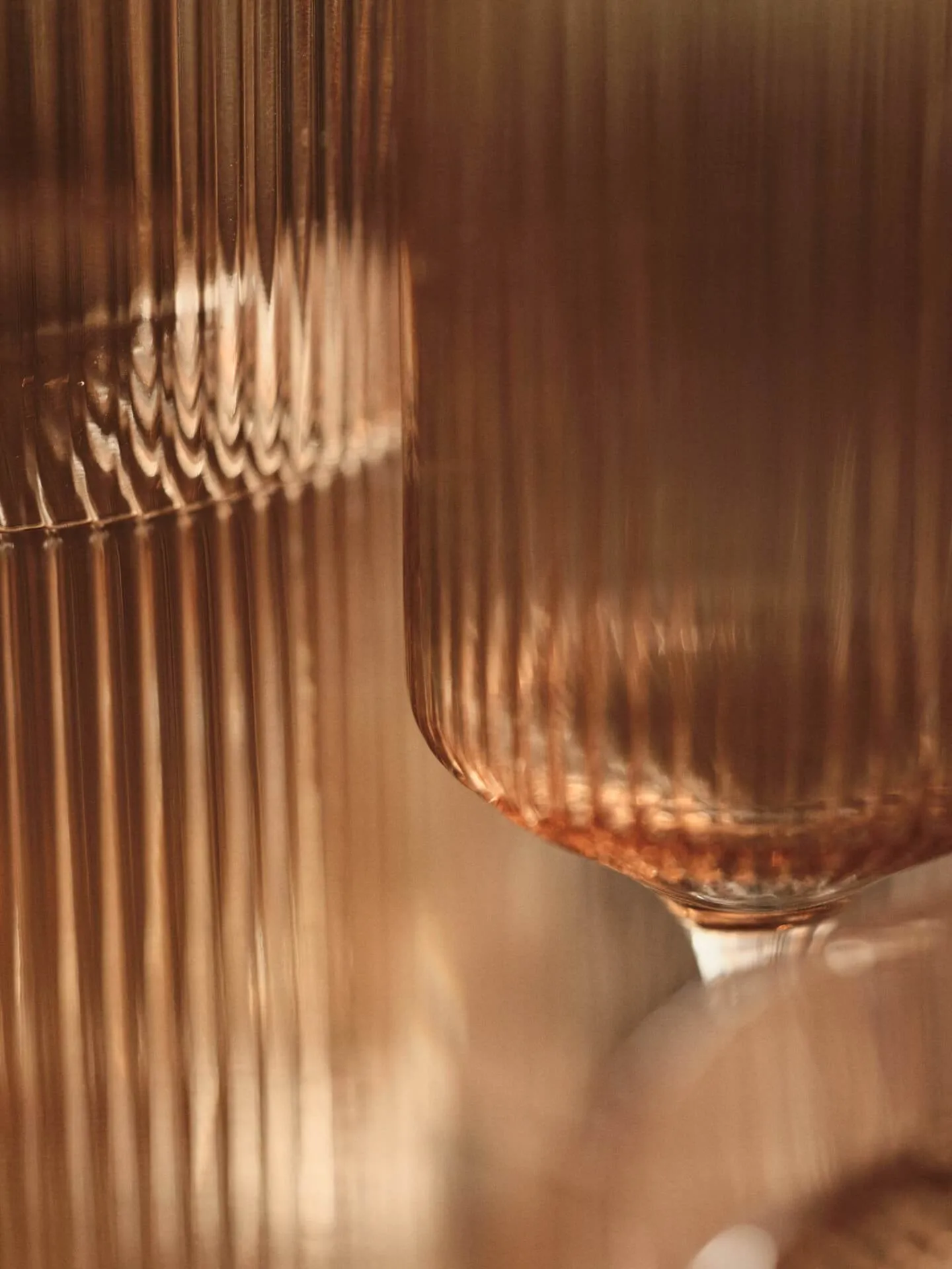 Ripple Champagne flutes champagneglas 15 cl 2-pack, Blush Ferm Living
