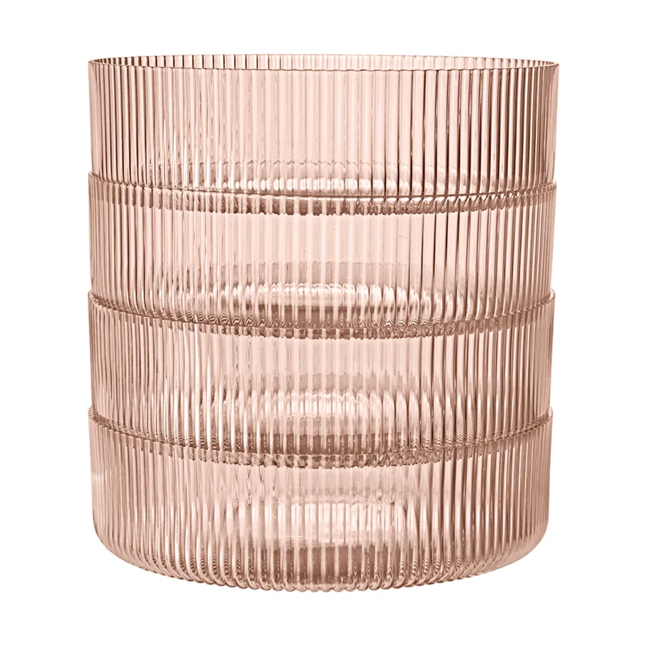 Ripple frukostskål 4-pack, Blush Ferm Living