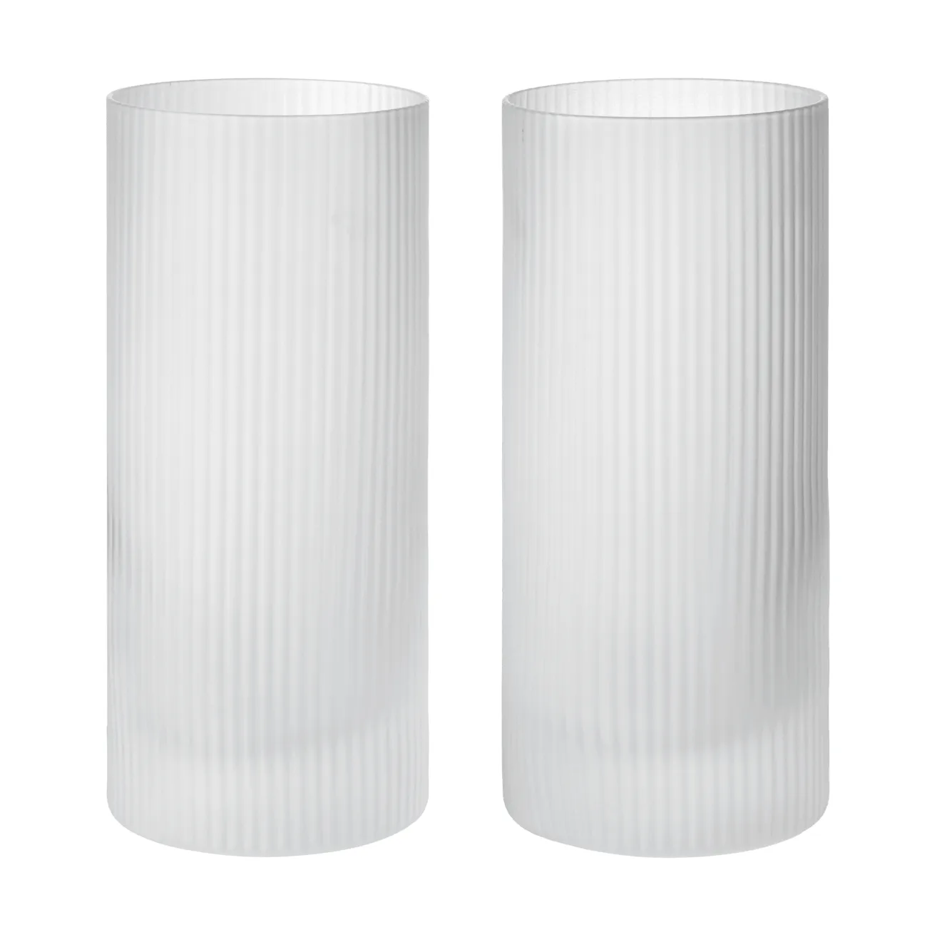 Ripple Highball glas 48 cl 2-pack, Clear Ferm Living