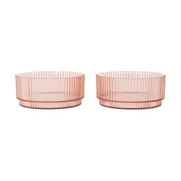 Ripple kids skål - Blush, 2-pack - Ferm Living