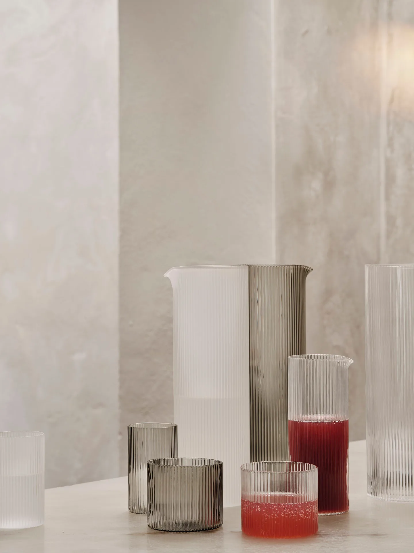 Ripple mjölkkanna 40 cl, Clear Ferm Living