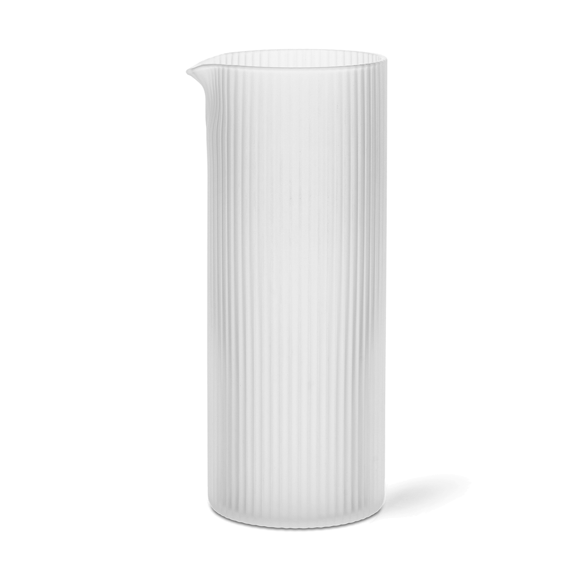 Ferm Living Ripple mjölkkanna 40 cl Frosted | Skandinavisk Design | Mjölkkannor | Vit