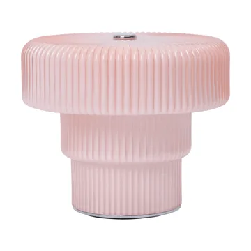 Ripple portabel bordslampa 10 cm - Pale rose - Ferm Living