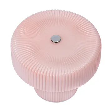 Ripple portabel bordslampa 10 cm - Pale rose - Ferm Living