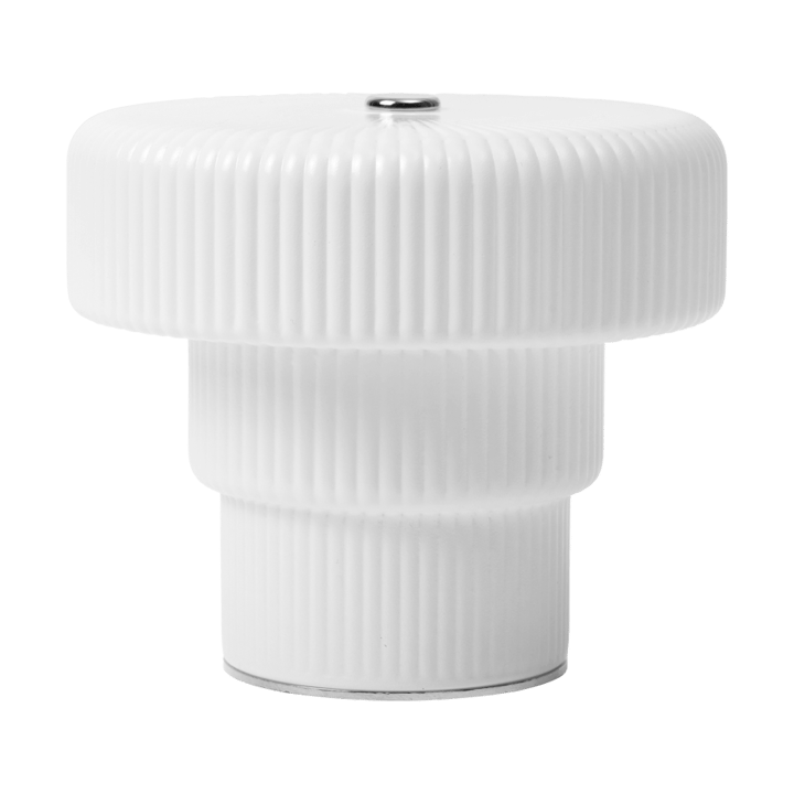 Ripple portabel bordslampa 10 cm - White - Ferm Living