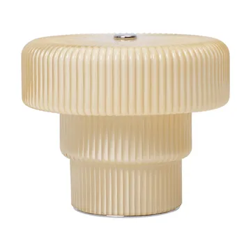 Ripple portabel bordslampa - Oat, 10 cm - Ferm Living