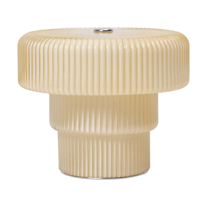 Ripple portabel bordslampa - Oat, 10 cm - Ferm Living