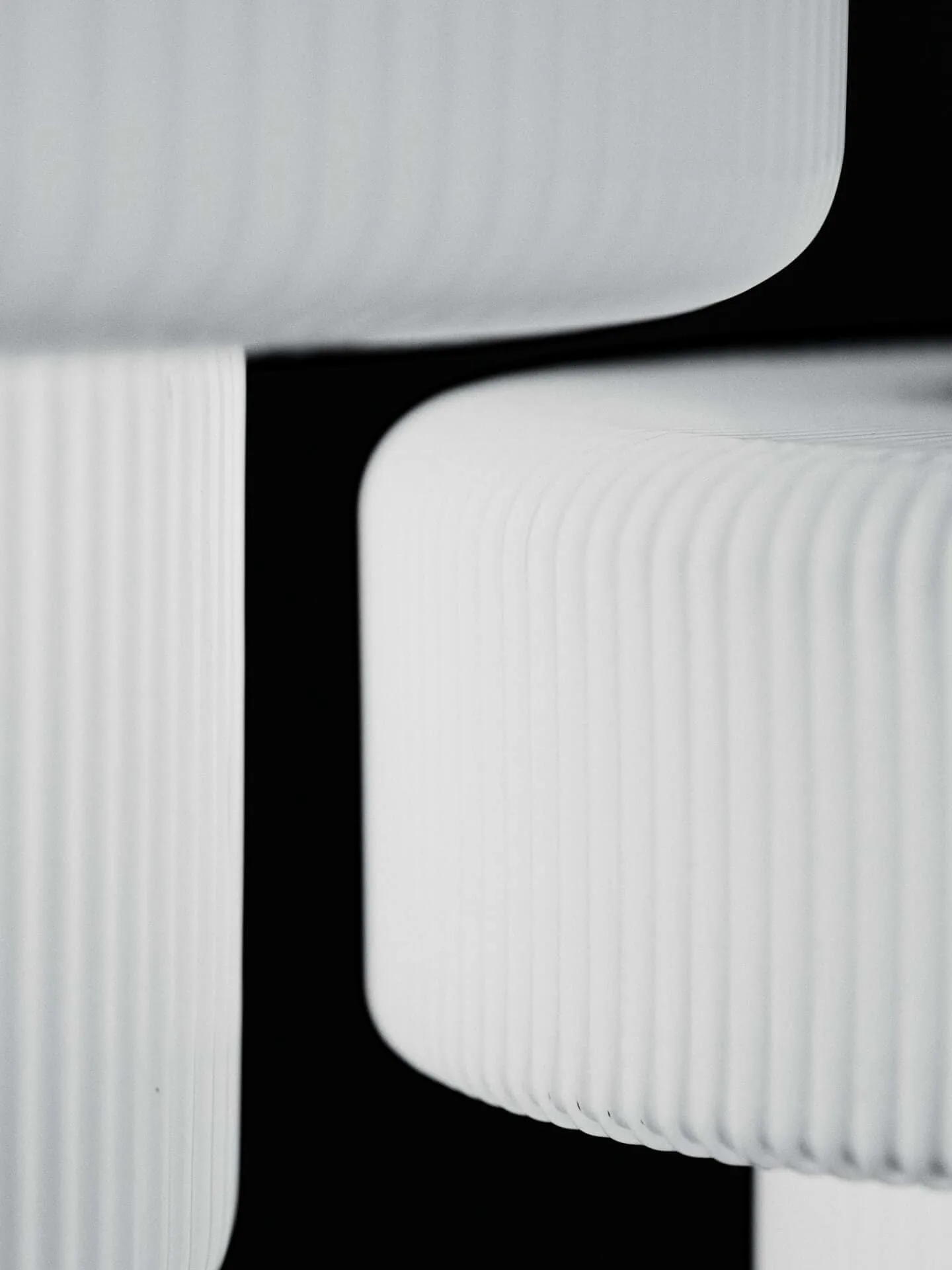 Ripple portabel bordslampa, White, 16,5 cm Ferm Living