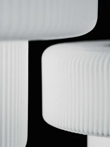 Ripple portabel bordslampa - White, 16,5 cm - Ferm Living