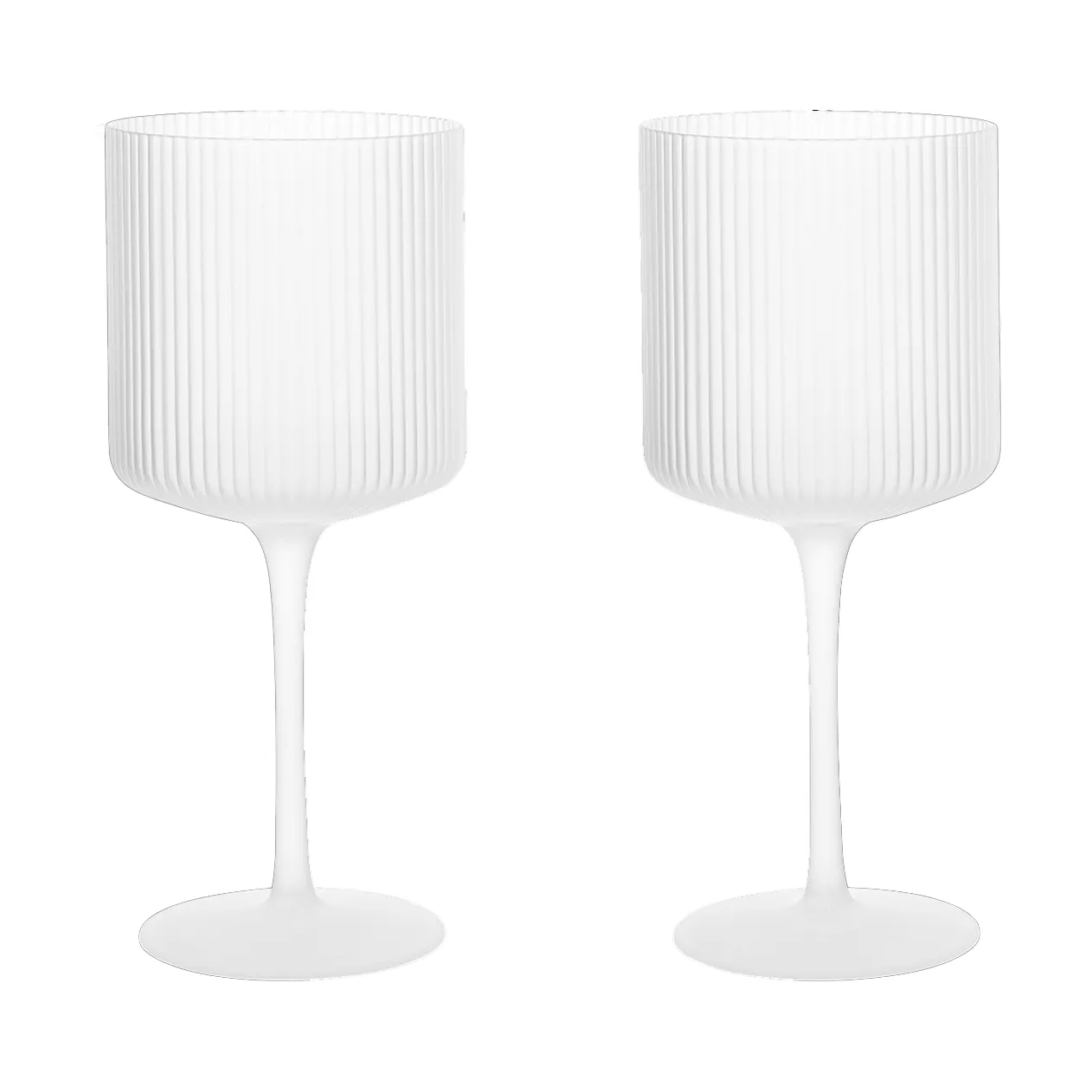 Ripple rödvinsglas 32,5 cl 2-pack, Frosted Ferm Living