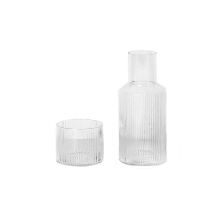 Ripple small karaff set, klar Ferm Living