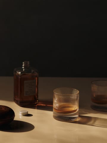 Ripple tumbler glas 25 cl 2-pack - Clear - Ferm Living