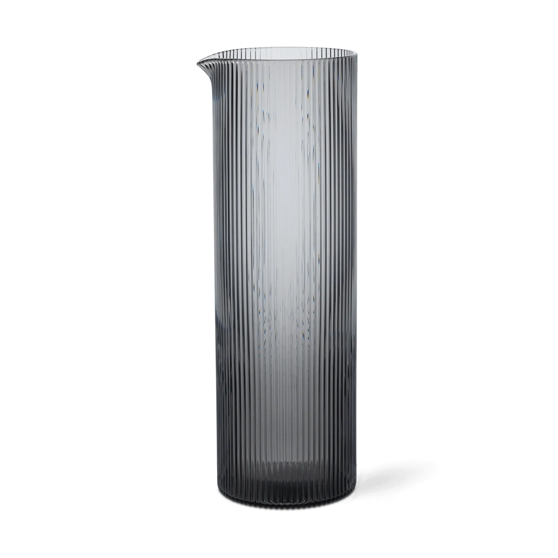 Ripple vattenkaraff 1,12 L, Smoked grey Ferm Living