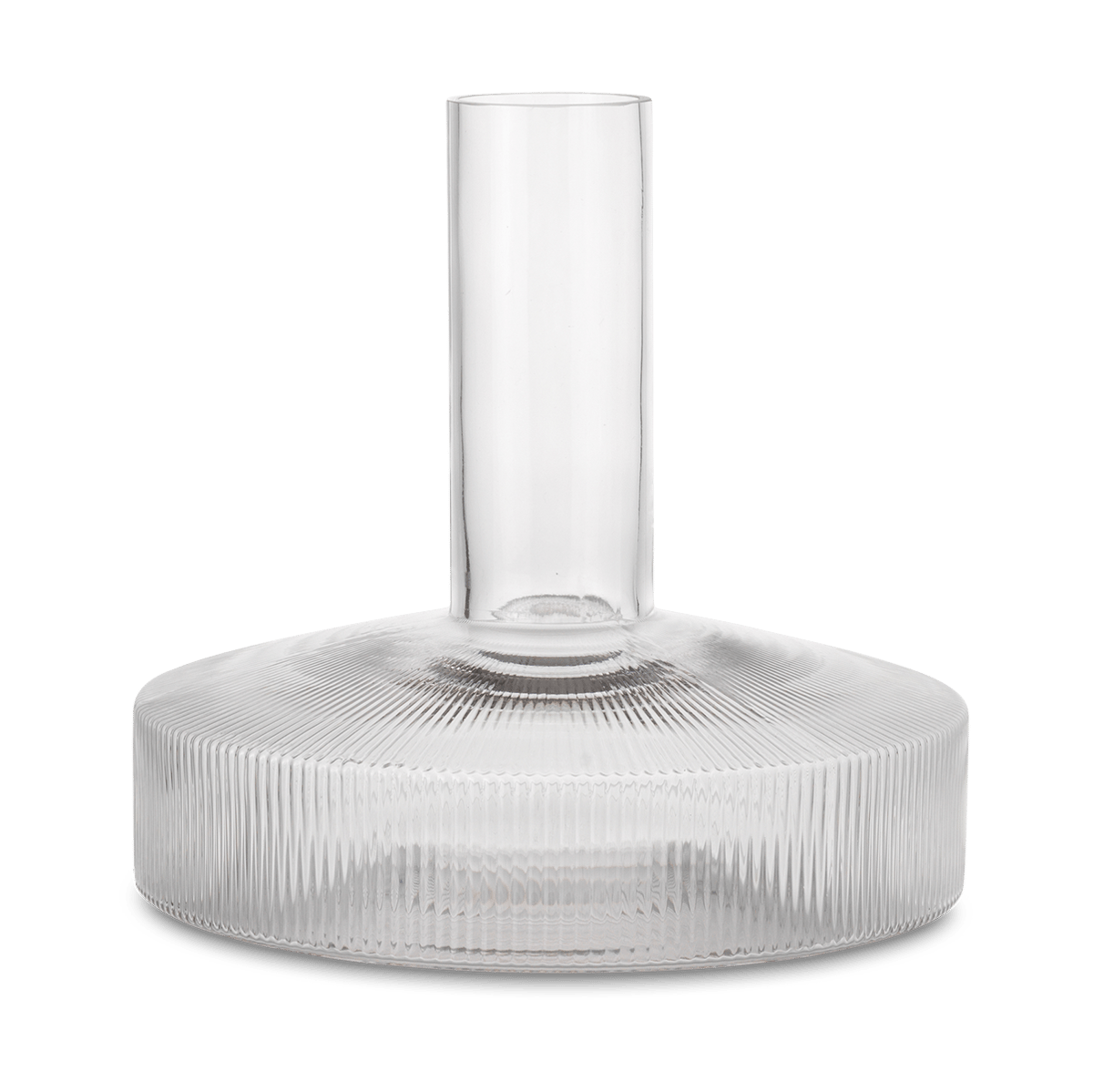 Ferm Living Ripple vinkaraff Clear | Skandinavisk Design | Vinkaraffer | Transparent