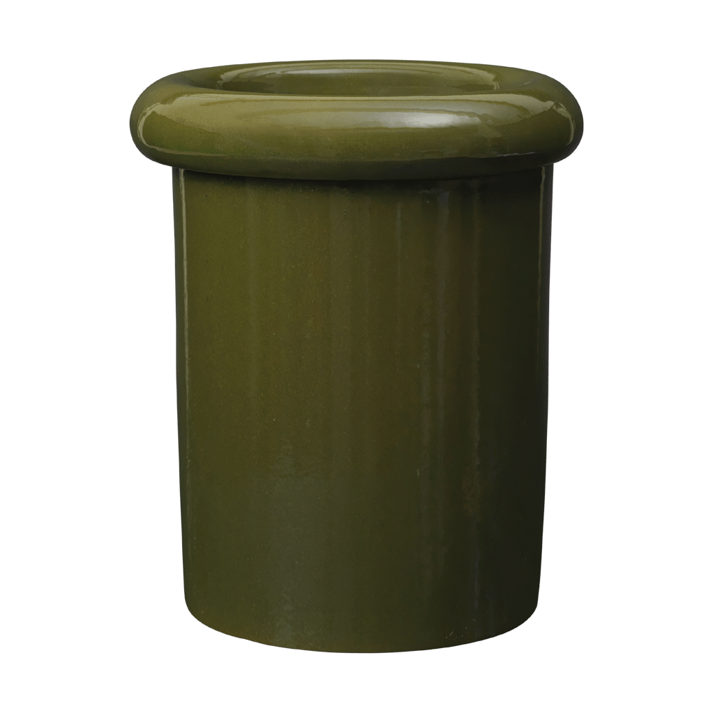 Ferm Living Rollo kruka 31x36 cm Moss Green | Skandinavisk Design | Krukor | Grön