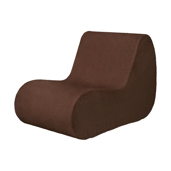 Rouli center module pure bouclé modulsoffa - Chestnut brown - Ferm Living