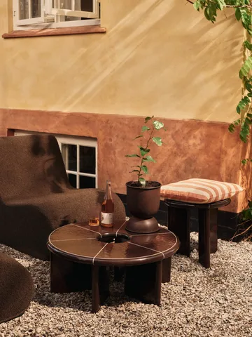 Rouli center module pure bouclé modulsoffa - Chestnut brown - Ferm Living