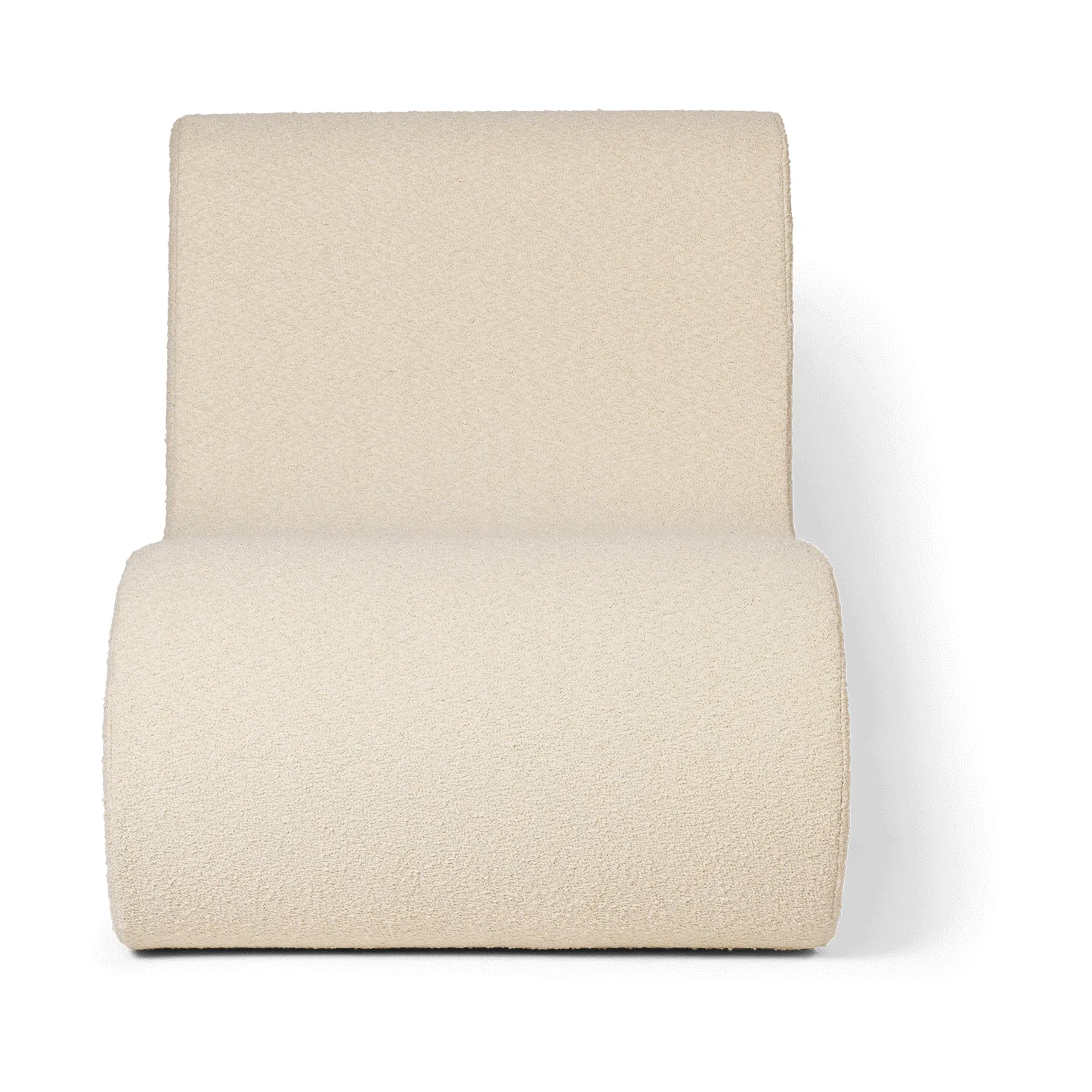 Rouli center module pure bouclé modulsoffa, Off-white Ferm Living