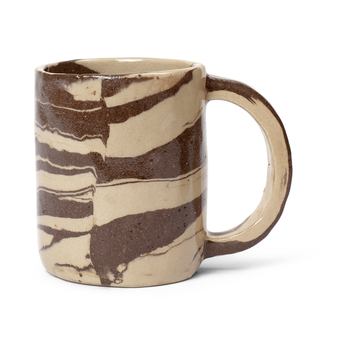 Ferm Living Ryu mugg tall 30 cl Sand-brown | Skandinavisk Design | Kaffekoppar | Beige
