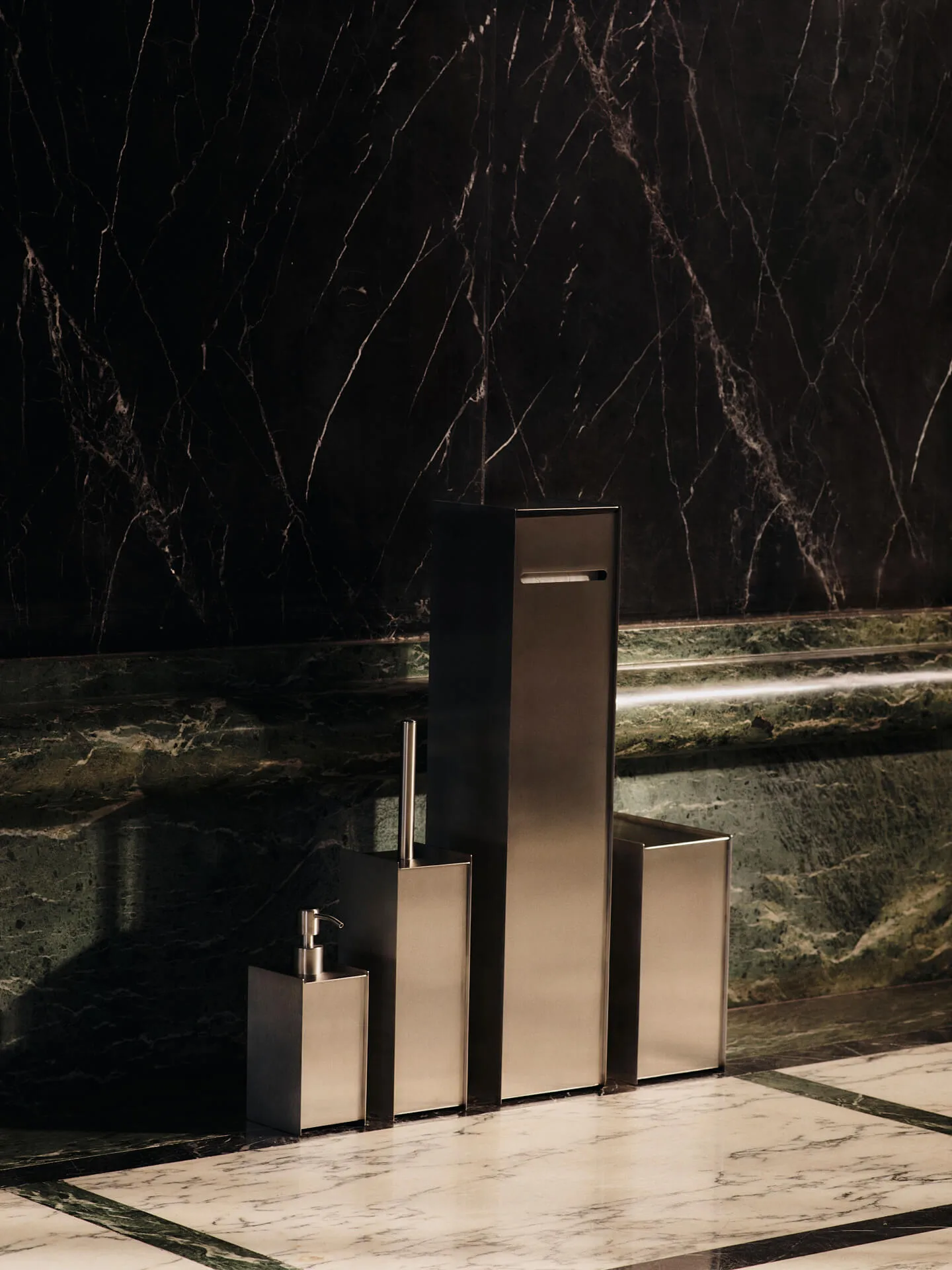 Sama soptunna, Brushed stainless steel Ferm Living