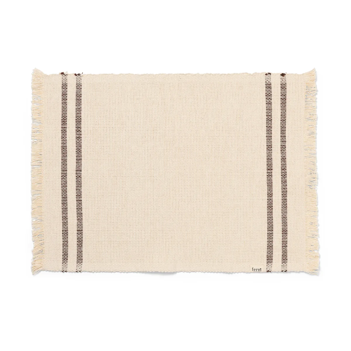 ferm LIVING Savor bordstablett 38x50 cm Off-white/Chocolate