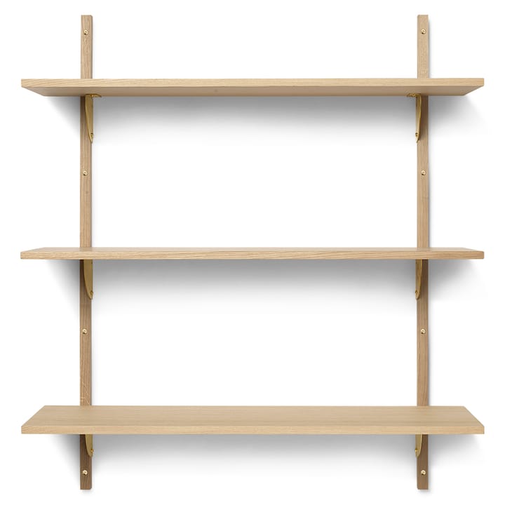 Sector hylla L/L - Ek-mässing - Ferm LIVING