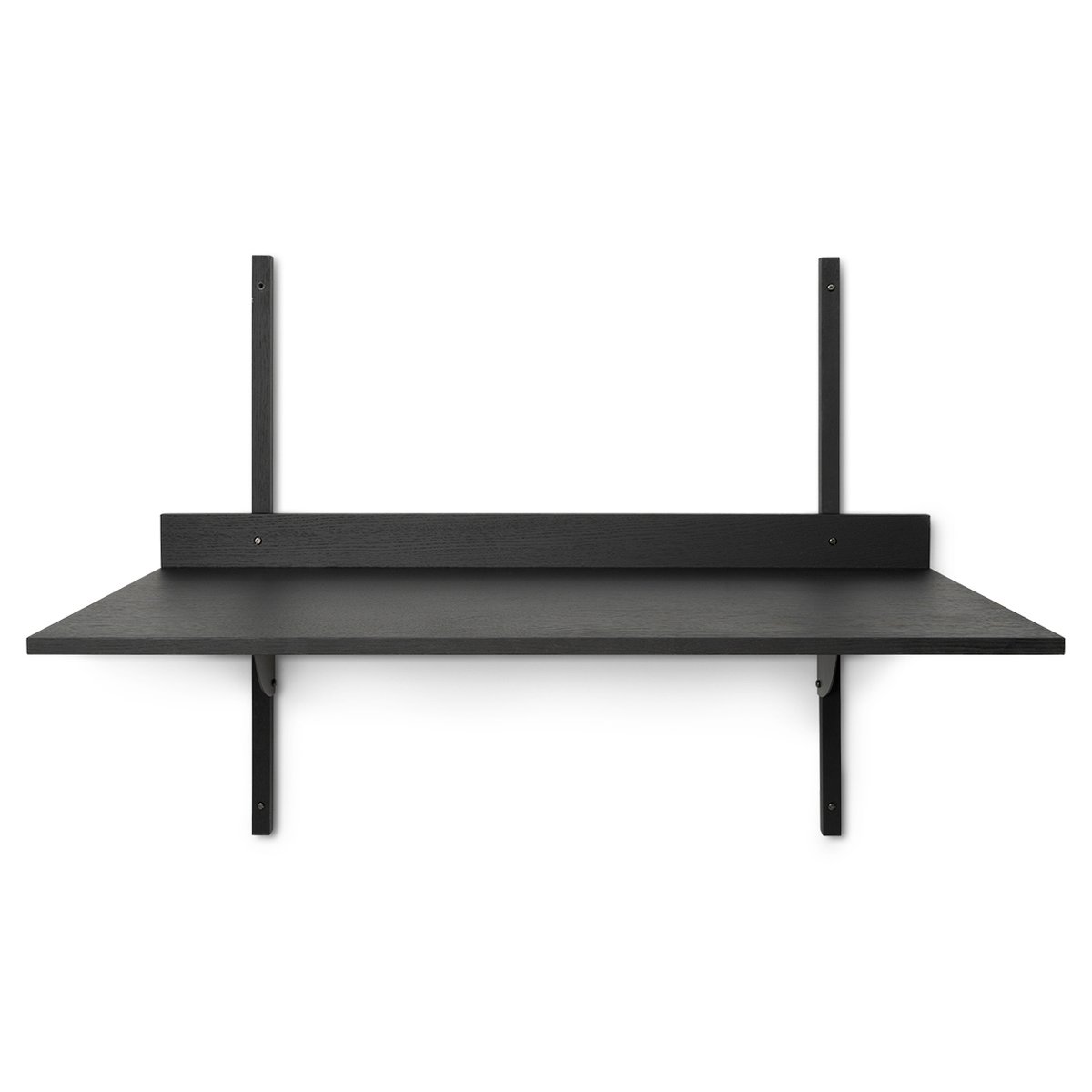 Ferm Living Sector skrivbord Black ash-black brass | Skandinavisk Design | Skrivbord | Svart