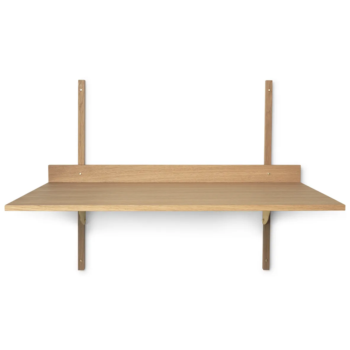 ferm LIVING Sector skrivbord Oak-brass