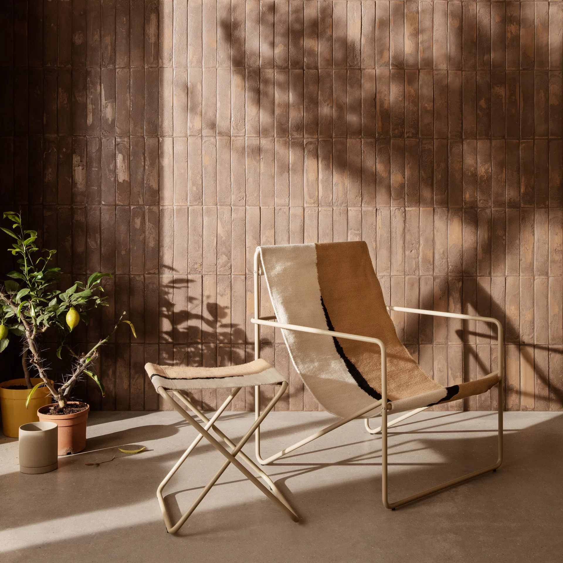 Sekki kruka medium Ø13.5 cm, Sand Ferm Living