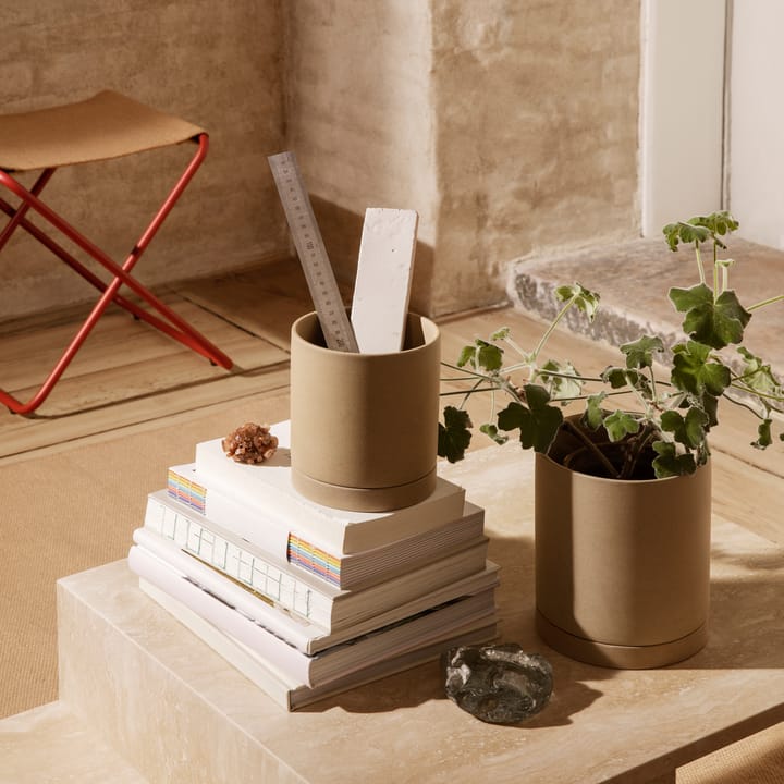Sekki kruka medium Ø13.5 cm, Sand Ferm Living