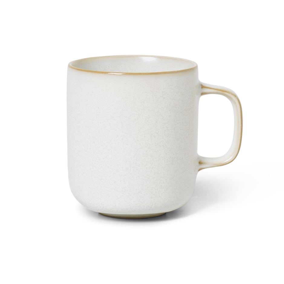 Ferm Living Sekki mugg Cream | Skandinavisk Design | Kaffekoppar | Vit