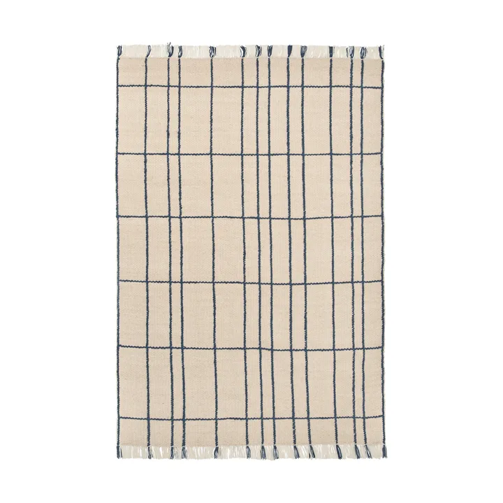 Sen matta - Parchment-indigo, 170x240 cm - Ferm Living