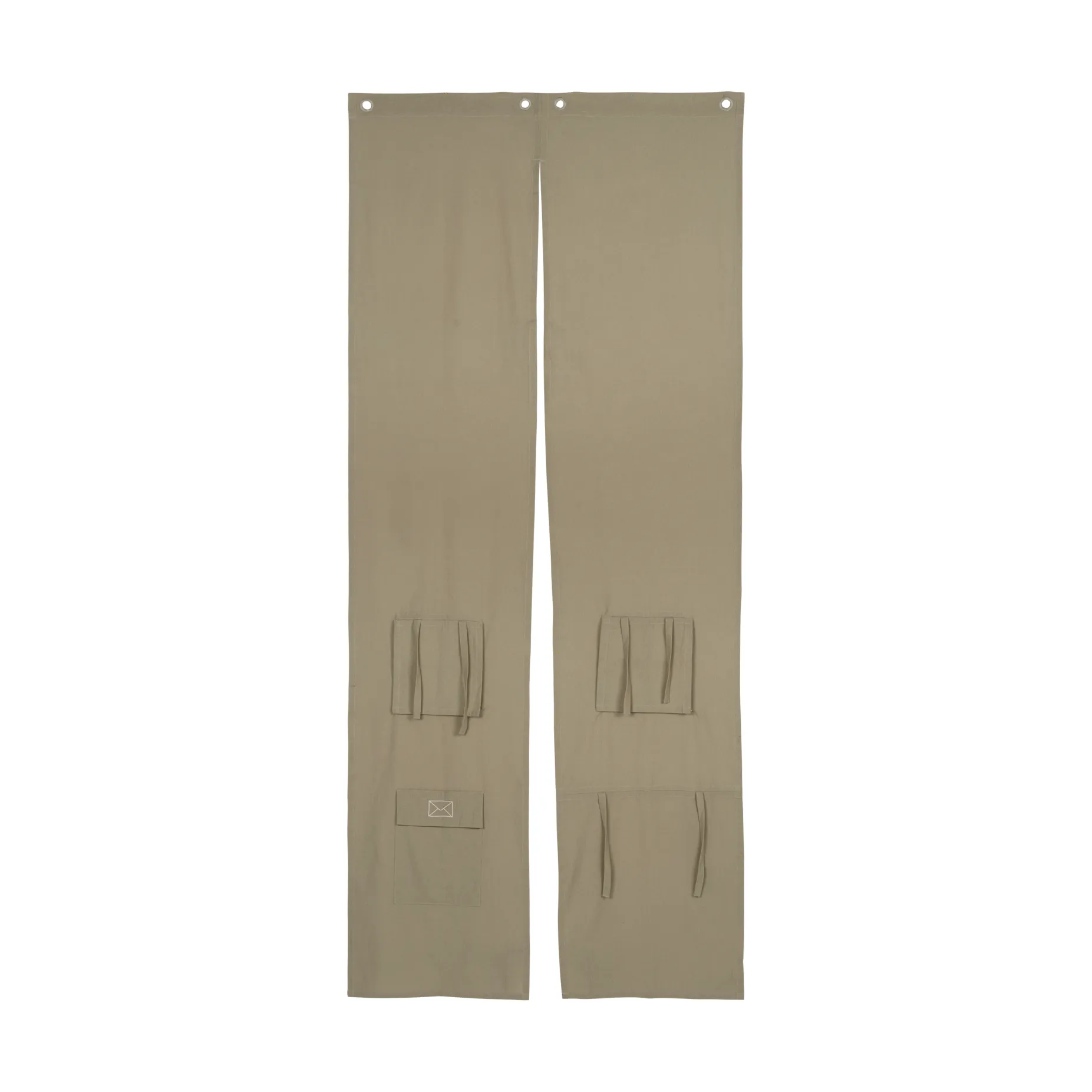 Settle dörrgardin, Elm green, 85x205 cm Ferm Living