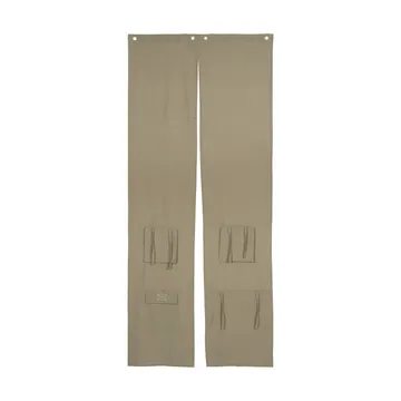 Settle dörrgardin - Elm green, 85x205 cm - Ferm Living