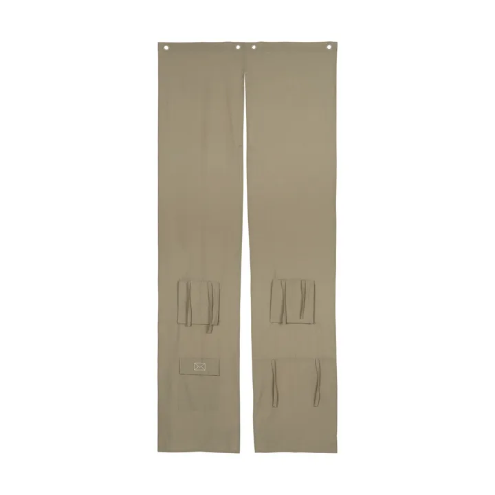 Settle dörrgardin - Elm green, 85x205 cm - Ferm Living