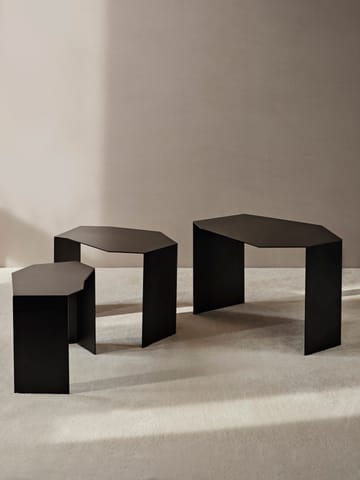 Shard cluster bord 3-pack - Black - ferm LIVING