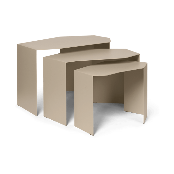 Shard cluster bord 3-pack - Cashmere - ferm LIVING