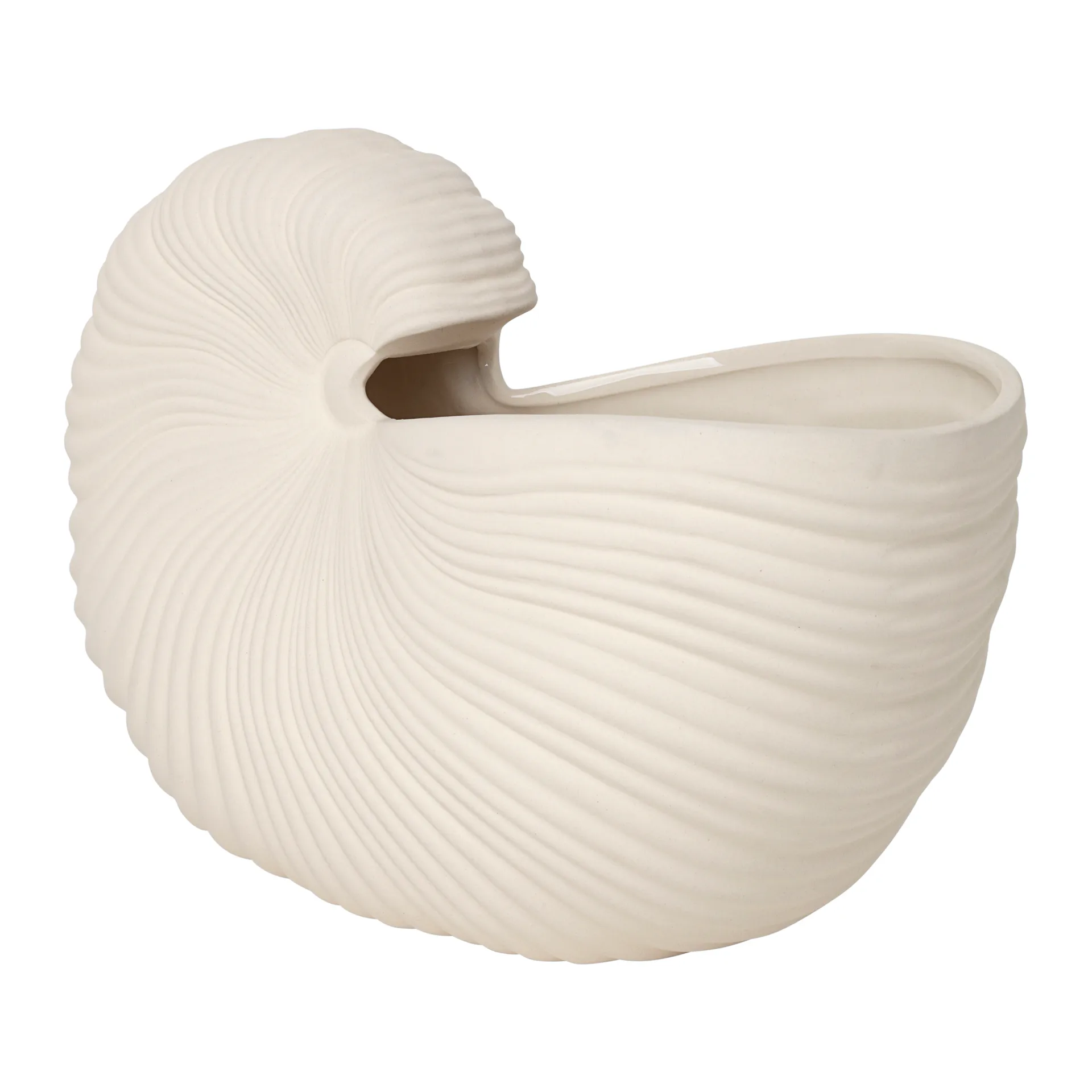 Shell pot, Off white, 31x15x21 cm Ferm Living