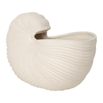 Shell pot - Off white, 31x15x21 cm - Ferm Living