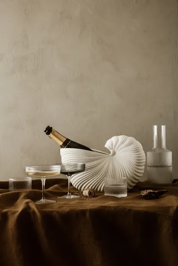 Shell pot - Off white, 31x15x21 cm - Ferm Living