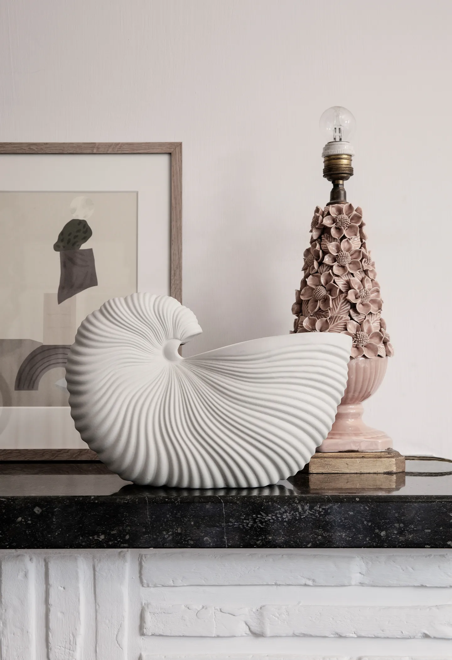 Shell pot, Off white, 31x15x21 cm Ferm Living