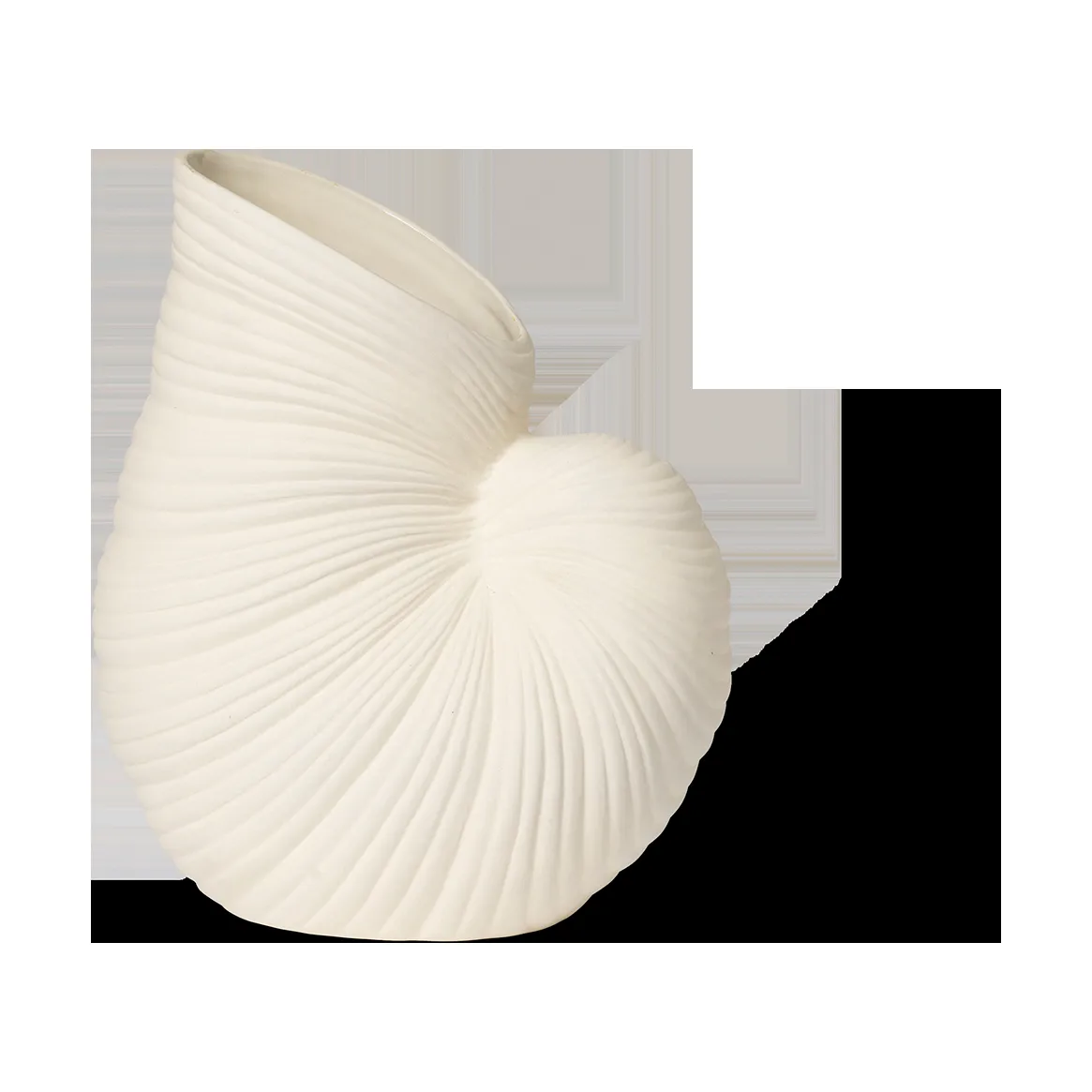 ferm LIVING Shell vas Off white