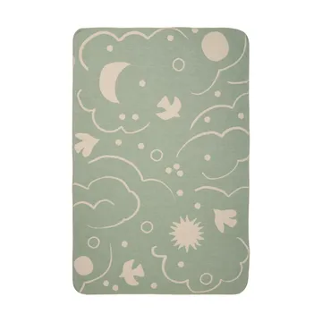 Skye filt - Tea green-parchment, 80x120 cm - Ferm Living