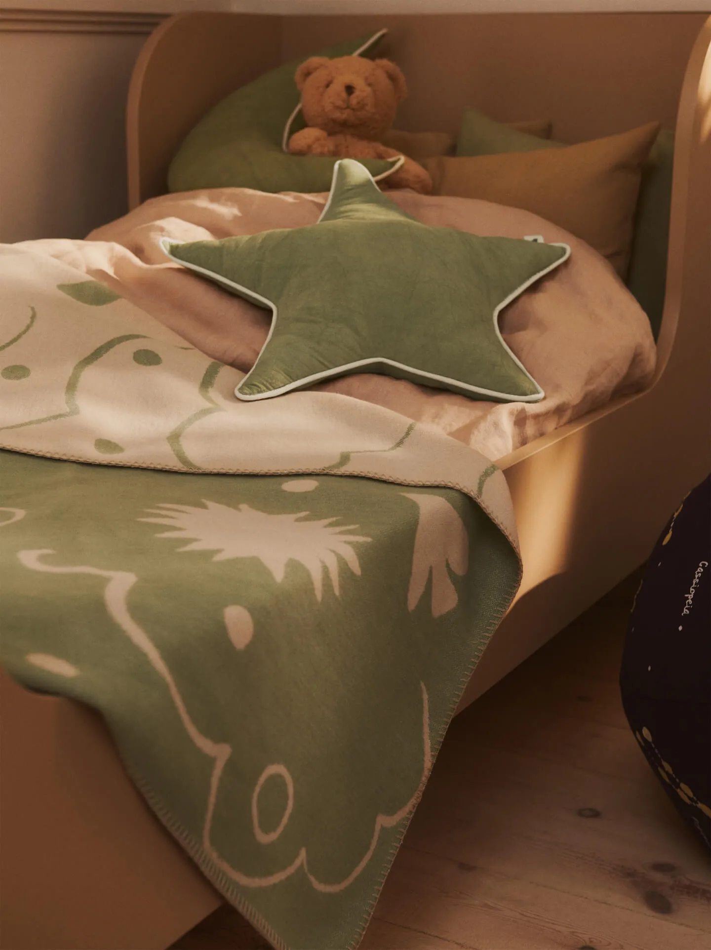 Skye filt, Tea green-parchment, 80x120 cm Ferm Living